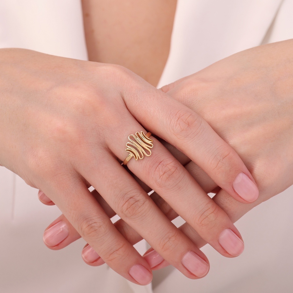 Altın Tasarım Yüzük