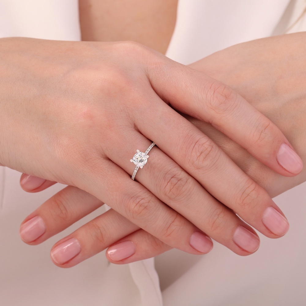 Altın Tektaş Yüzük