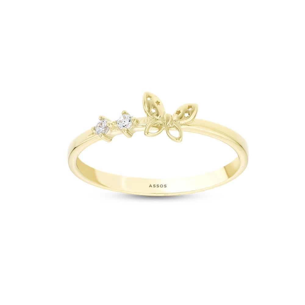 Altın Kelebek Yüzük