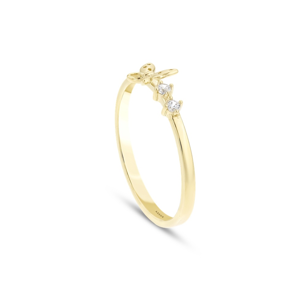 Altın Kelebek Yüzük