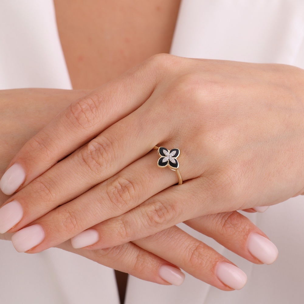 Altın Yonca Yüzük