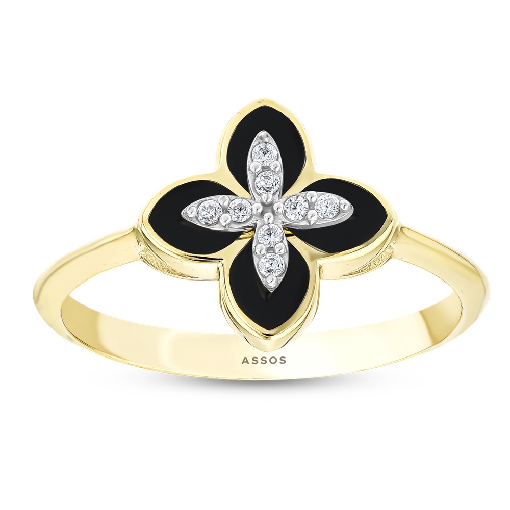 Altın Yonca Yüzük