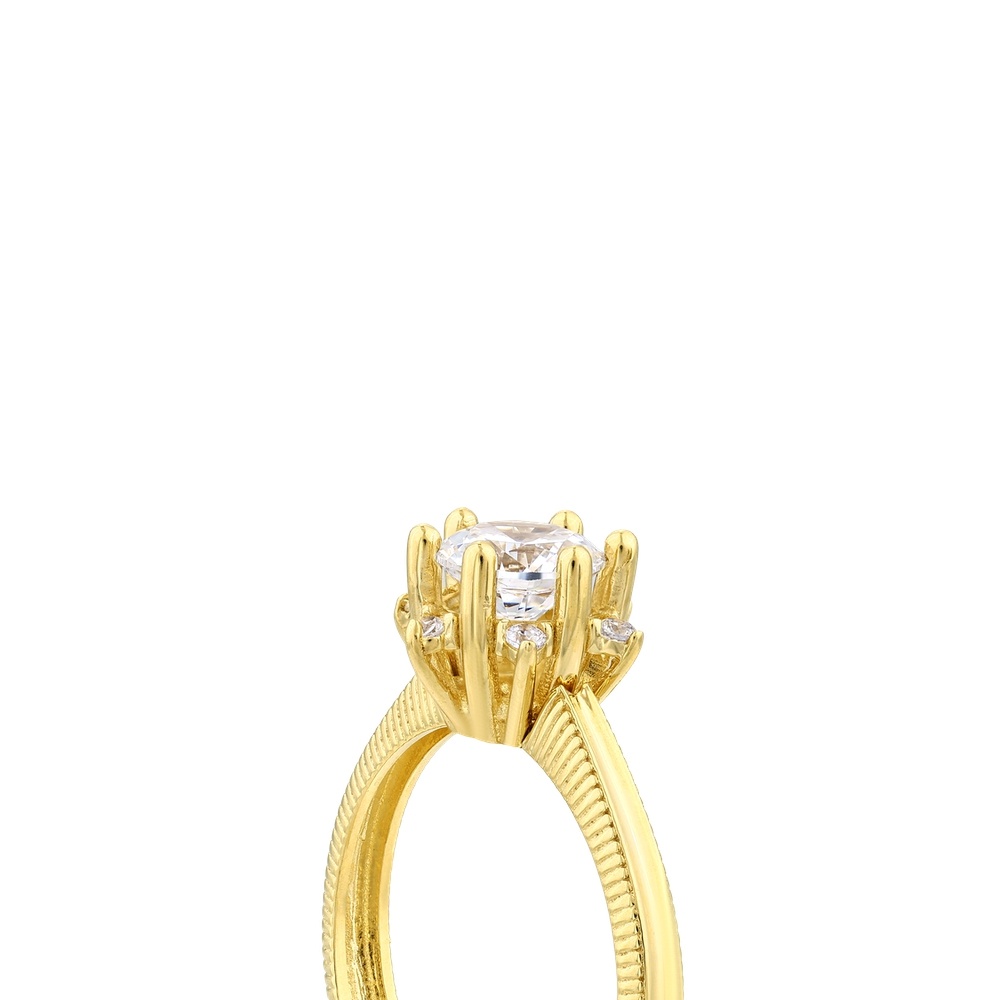 Altın Tektaş Yüzük