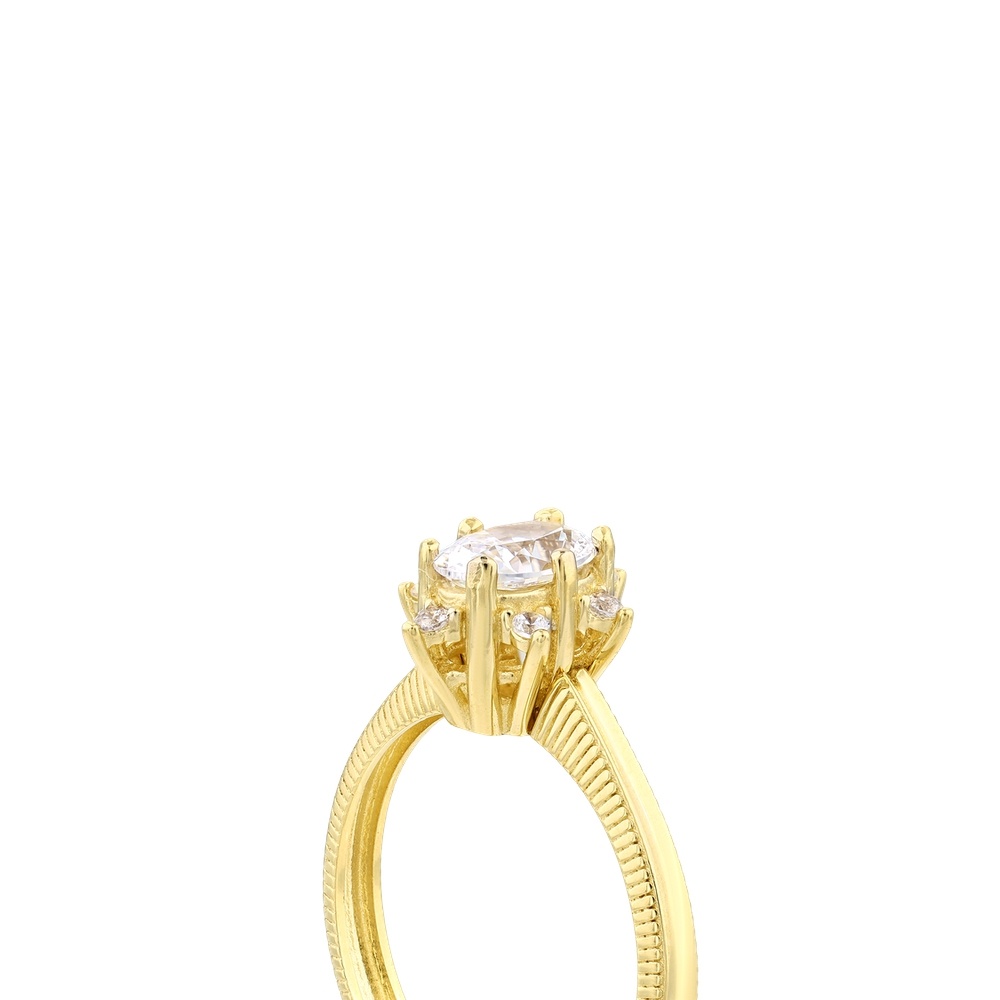 Altın Tektaş Yüzük