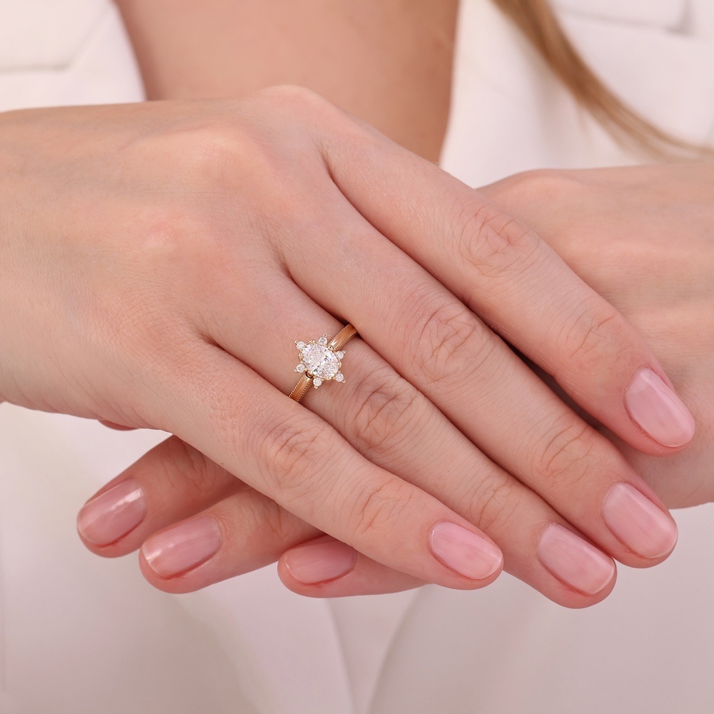 Altın Tektaş Yüzük