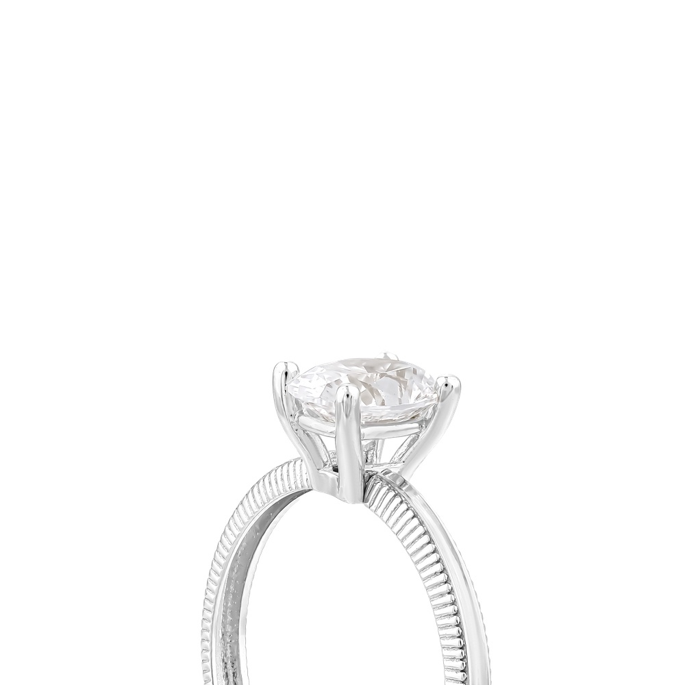 Altın Oval Tektaş Yüzük