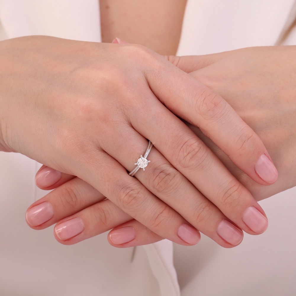 Altın Tektaş Yüzük