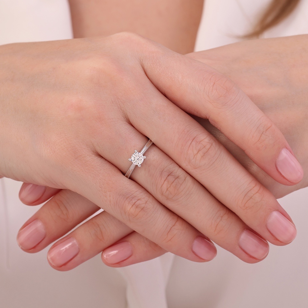 Altın Tektaş Yüzük