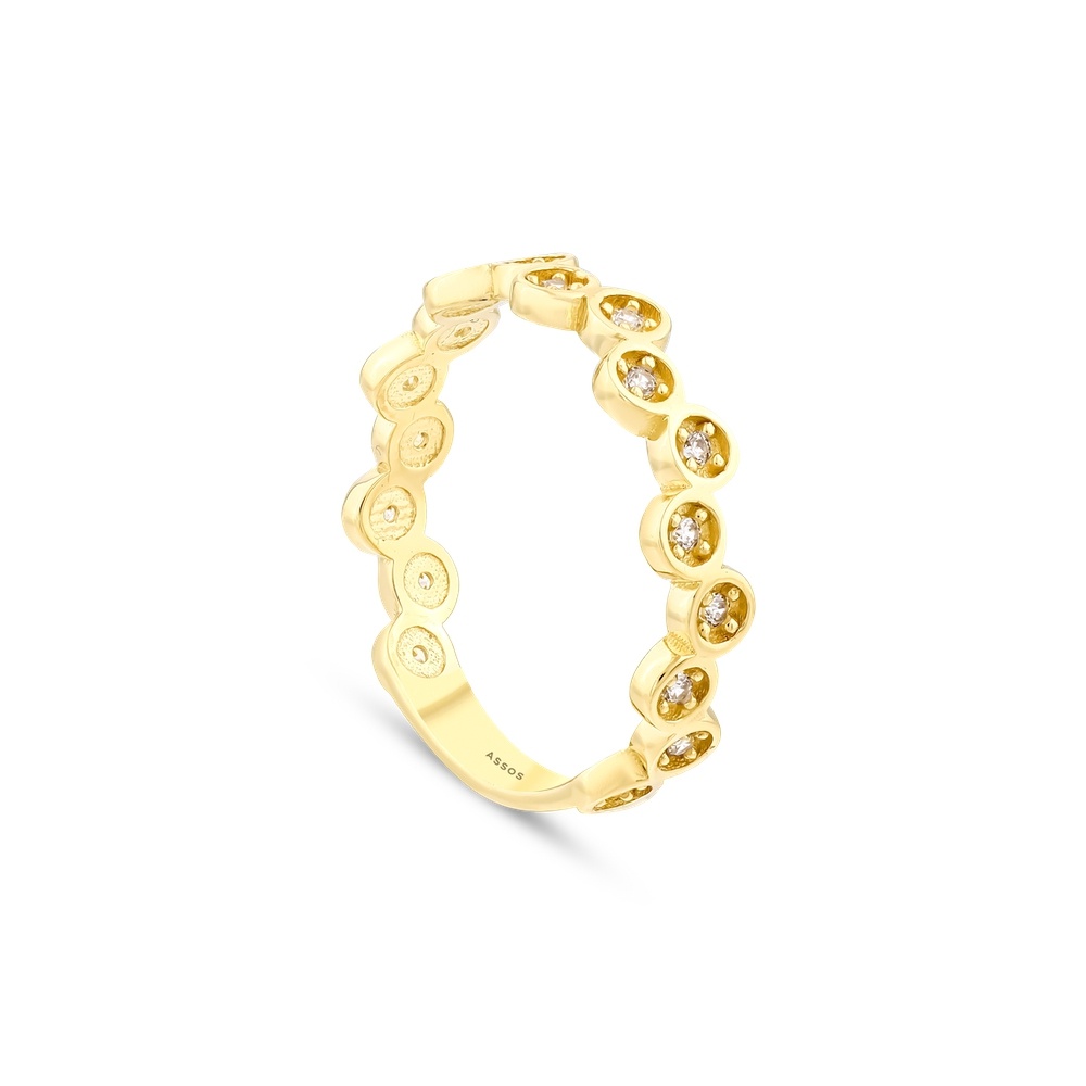 Altın Taşlı Yüzük