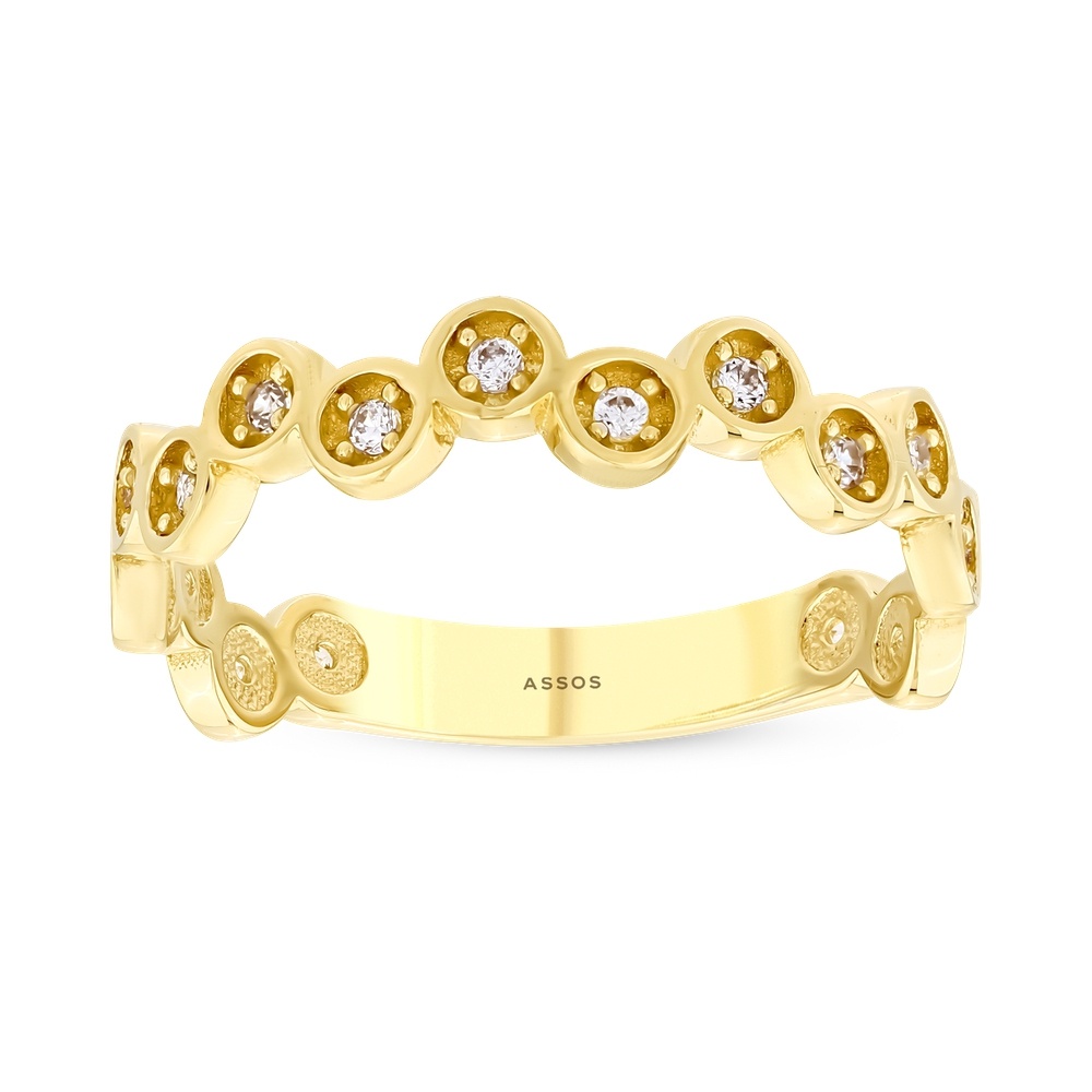 Altın Taşlı Yüzük