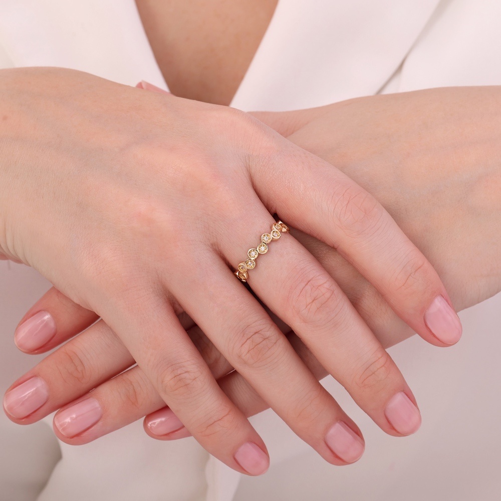 Altın Taşlı Yüzük