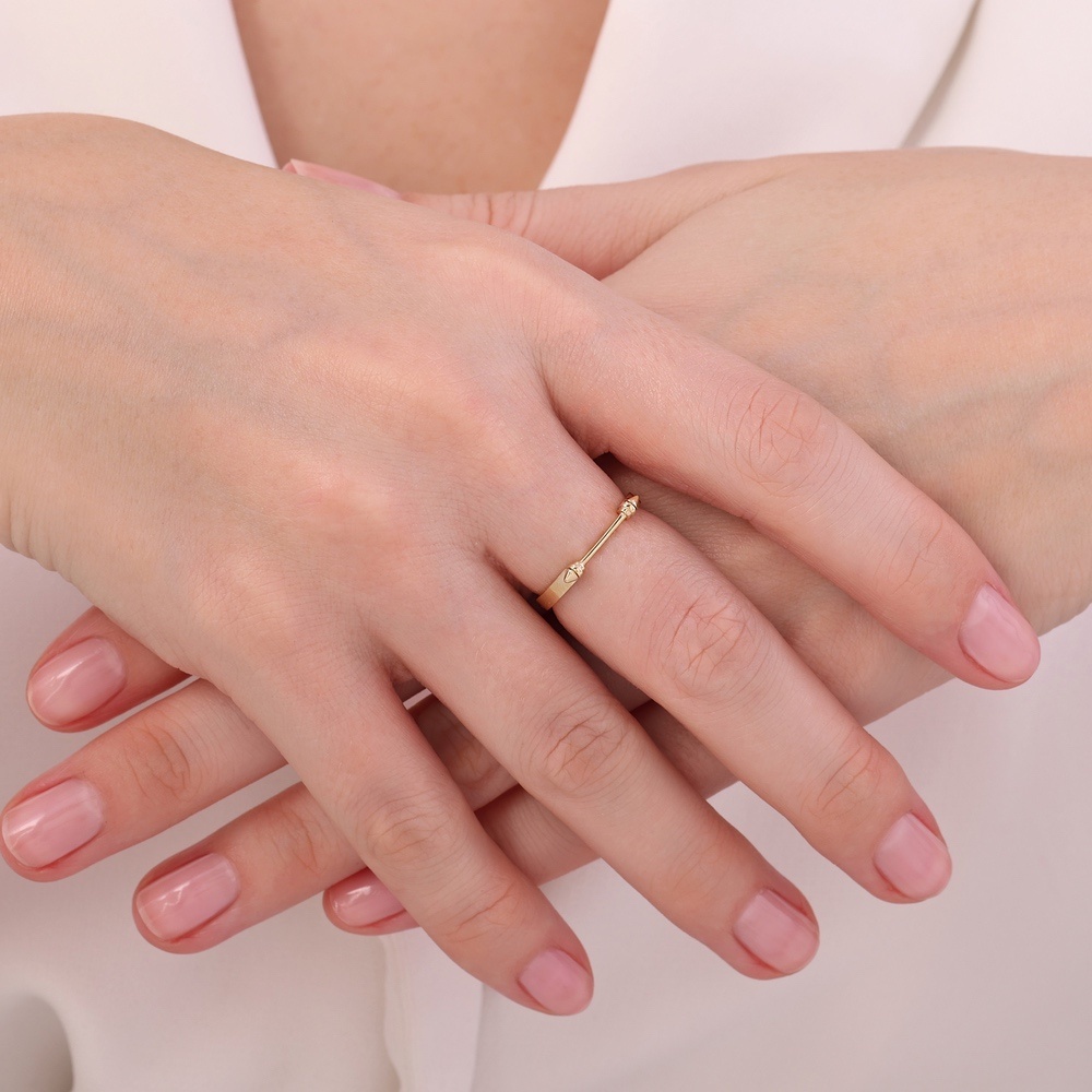 Altın Tasarım Yüzük