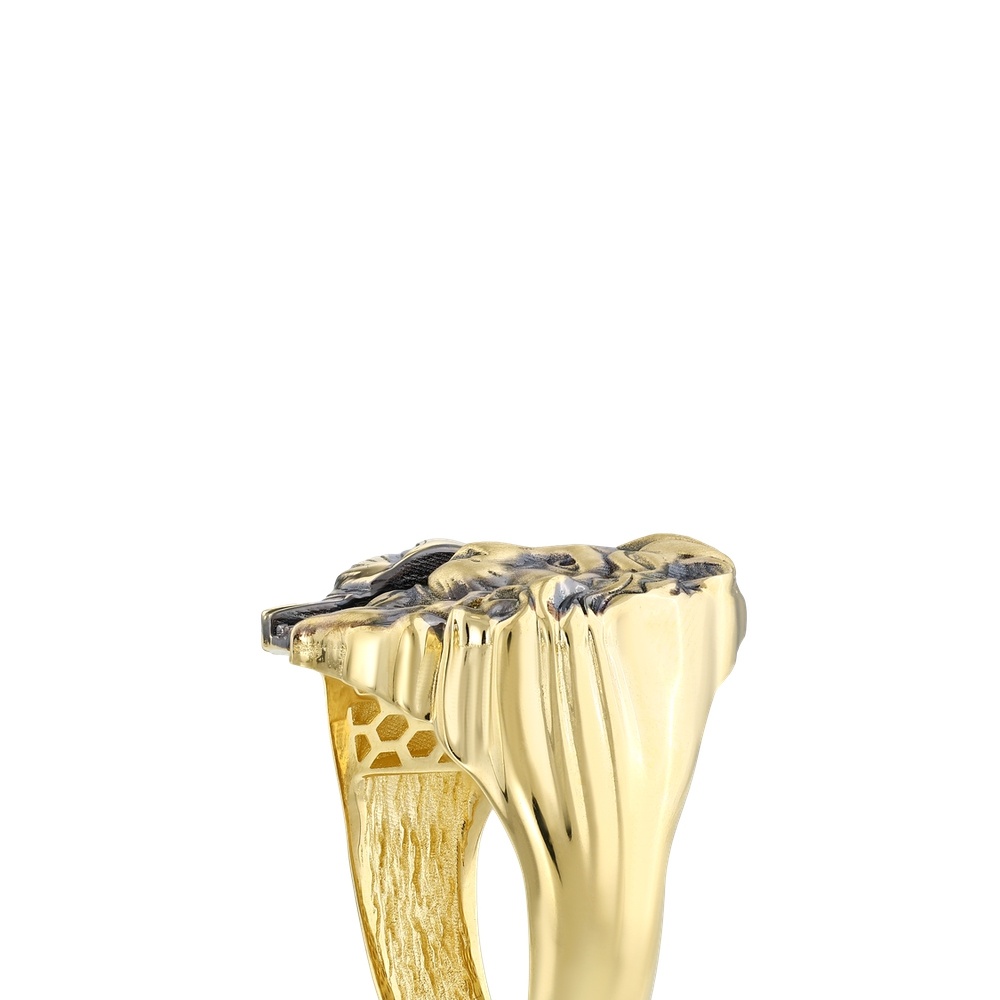 Altın Erkek Aslan Yüzük