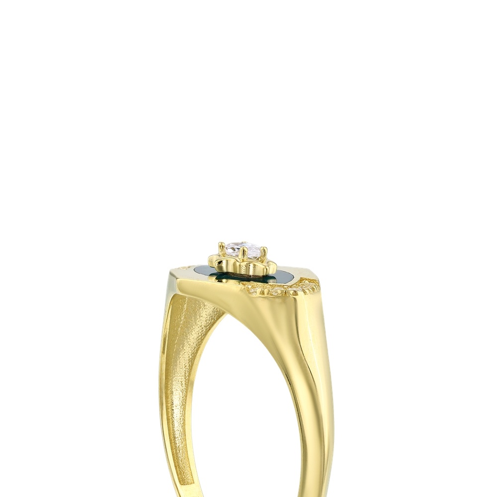 Altın Taşlı Yüzük