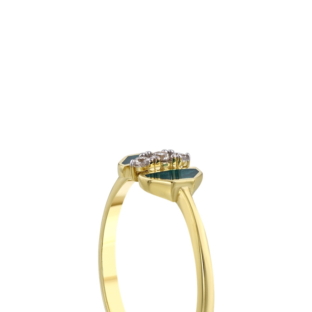 Altın Taşlı Yüzük