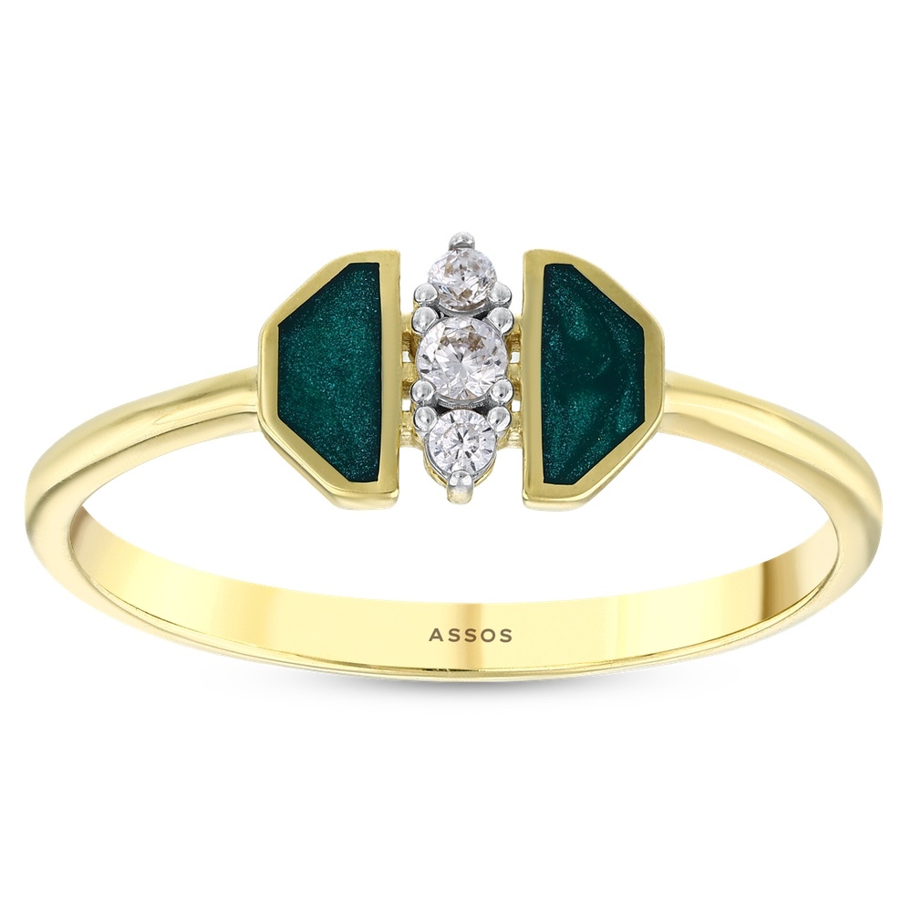 Altın Taşlı Yüzük