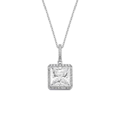 Topaz Taşlı Pırlanta Kolye