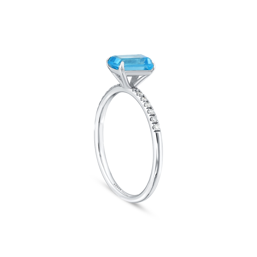 Pırlanta Renkli Taşlı Yüzük