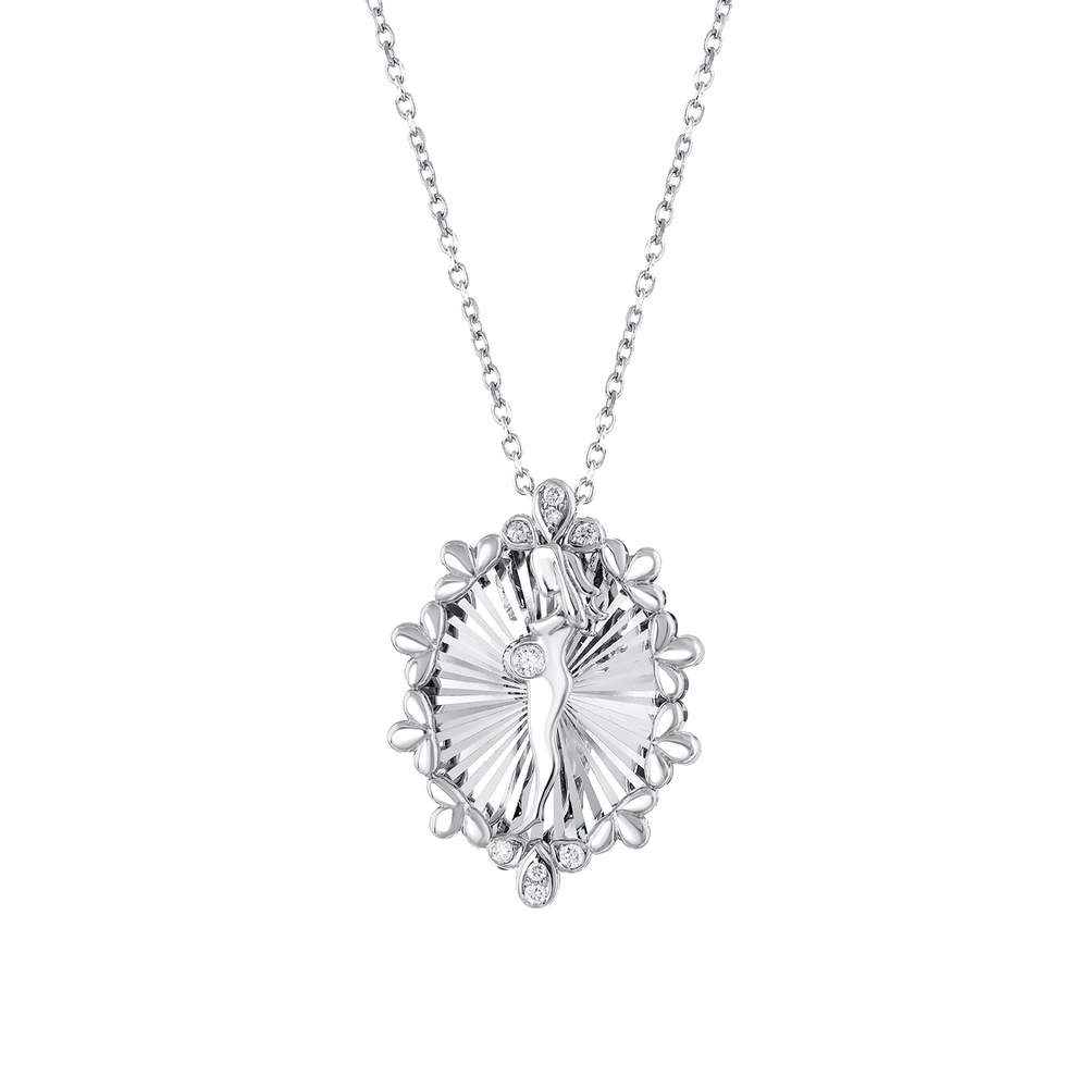 Pırlantalı Anne Çocuk Kolye