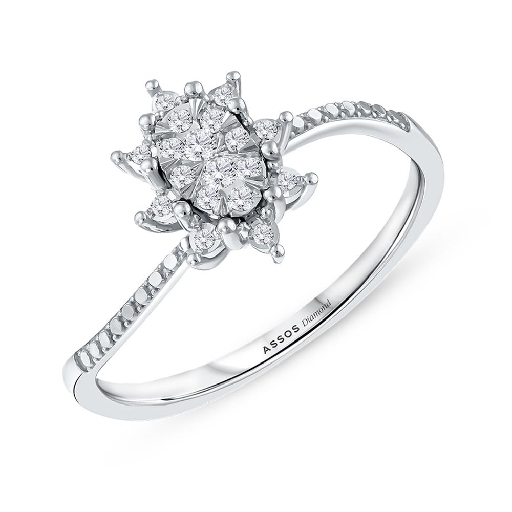 Pırlanta Lotus Yüzük