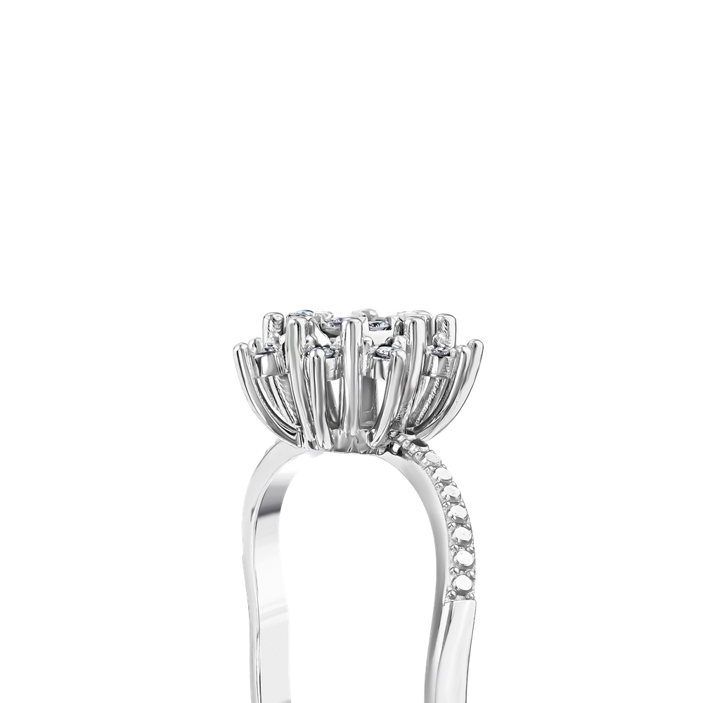 Pırlanta Lotus Yüzük